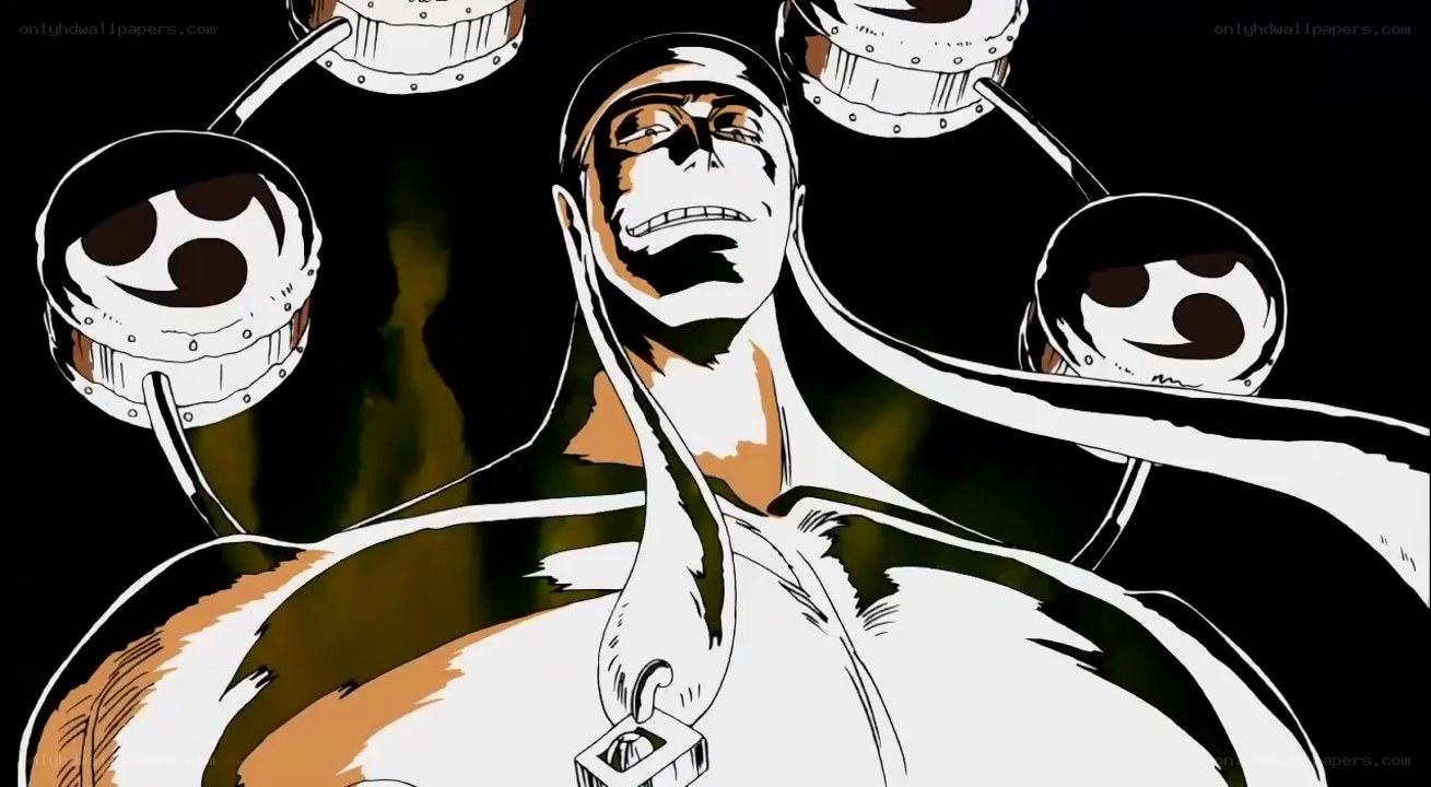 Anime character with mechanical arms