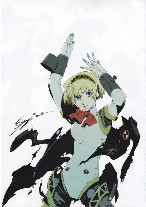 anime character with mechanical arms