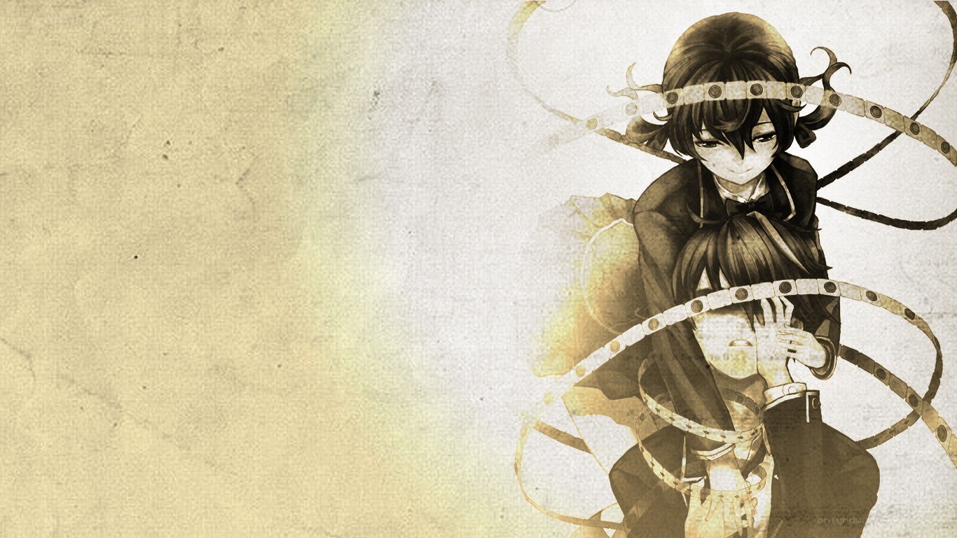 anime character with mechanical rings