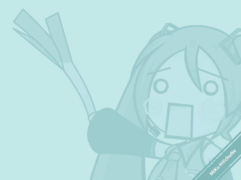 Anime Character with Megaphone — Light Blue