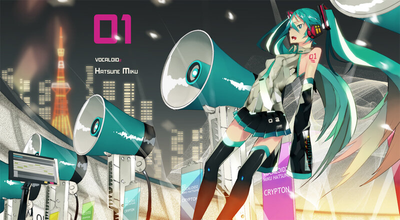 Anime Character with Megaphones