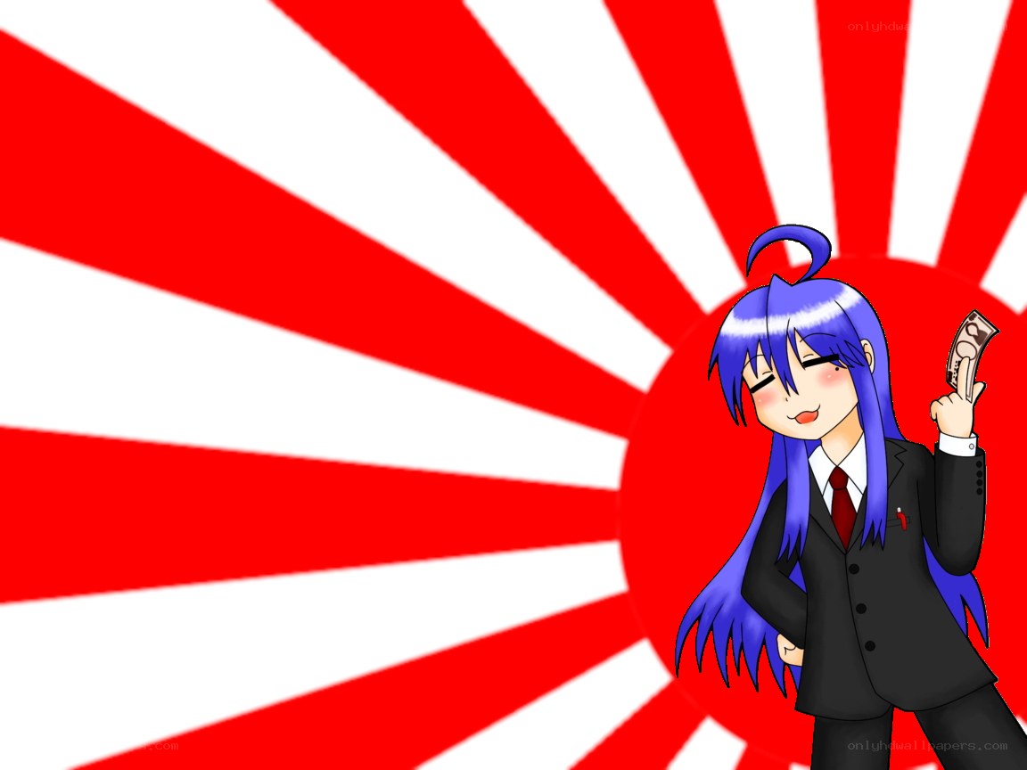 anime character with money