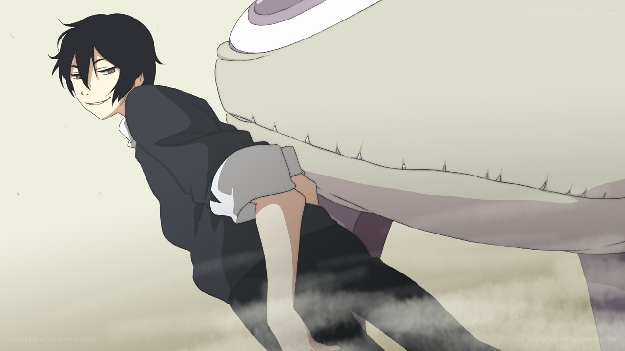 anime character with monster