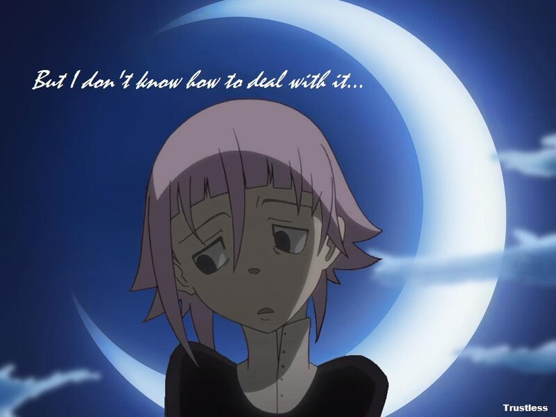 anime character with moon background