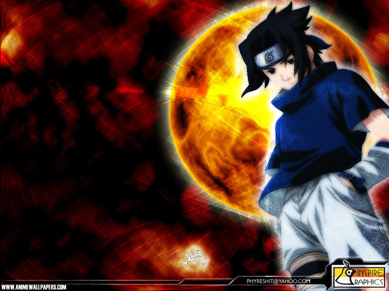 Anime Character with Moon