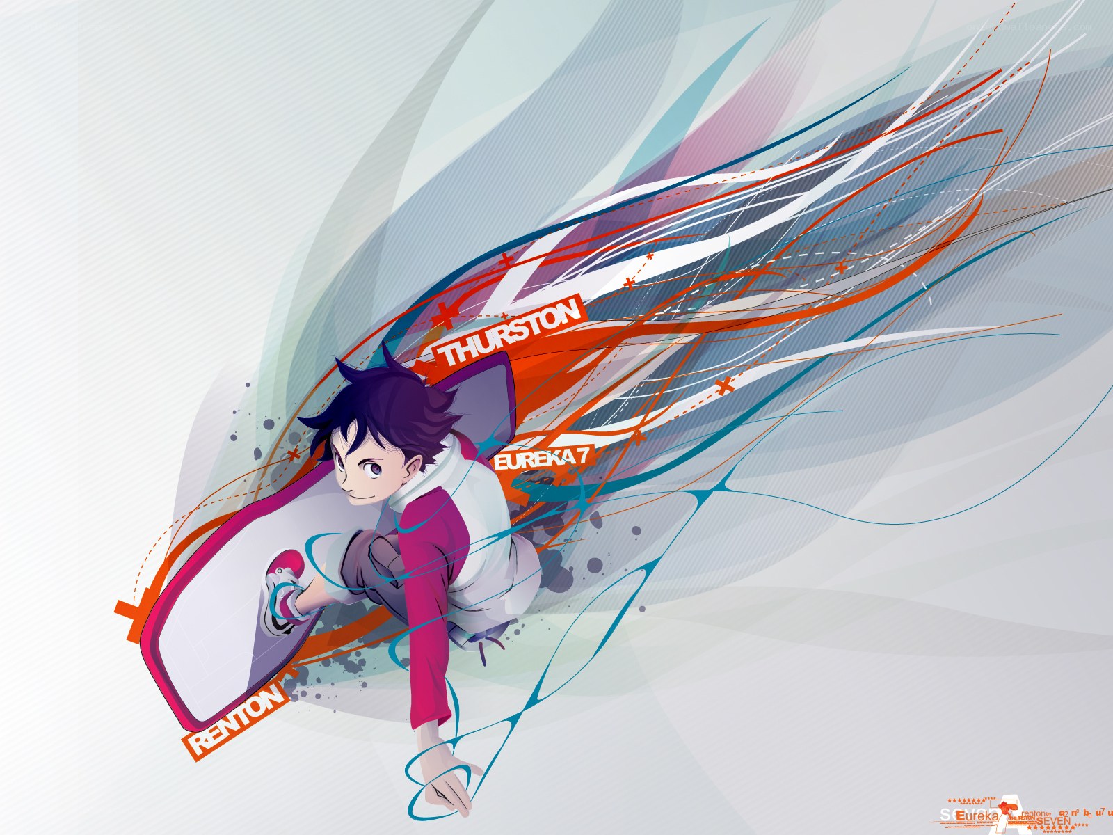 anime character with motion lines