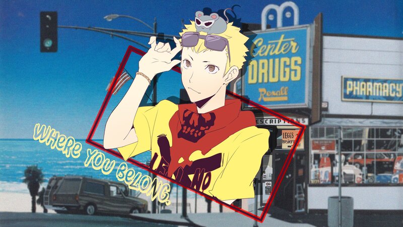 Anime Character with Mouse