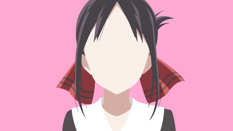 Anime Character with No Face — Pink
