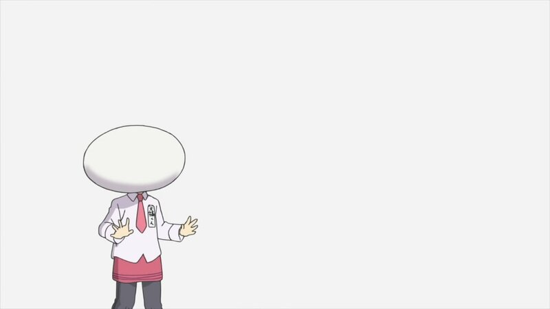 anime character with no face