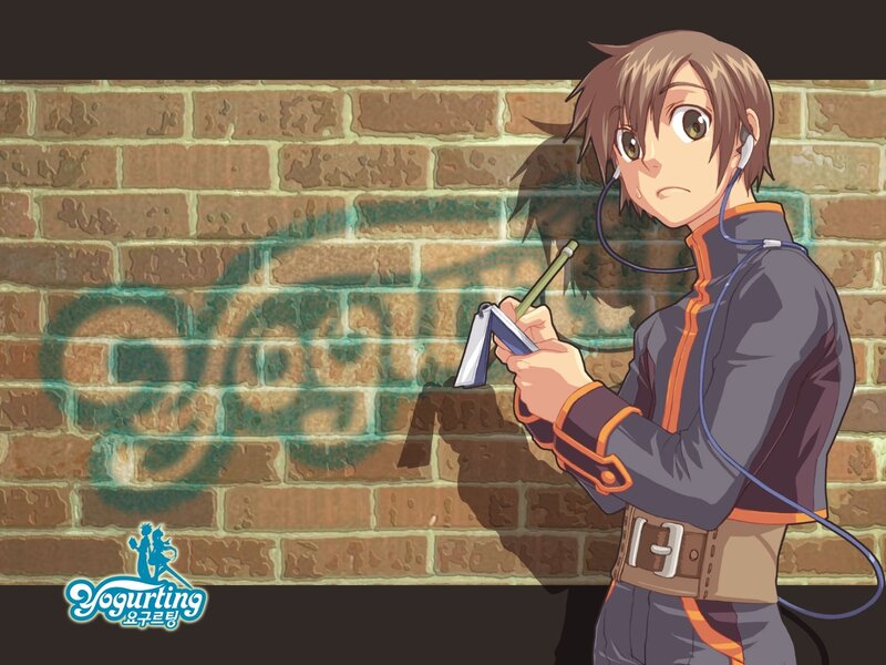 anime character with notebook