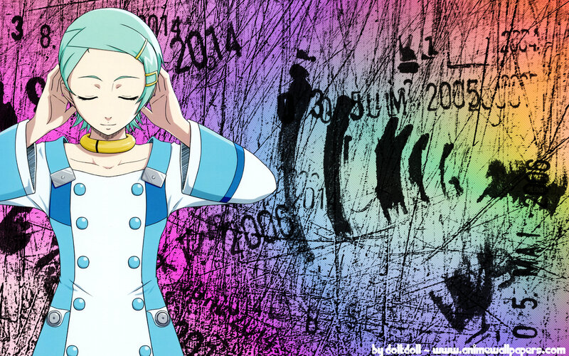 anime character with numbers