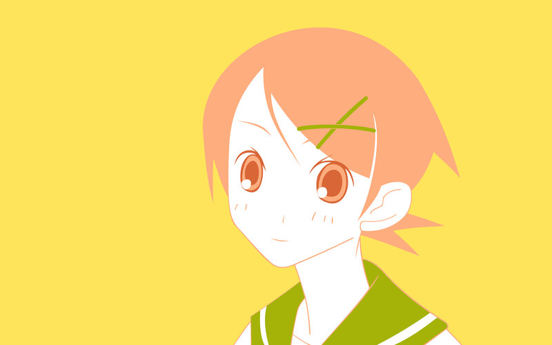 anime character with orange hair