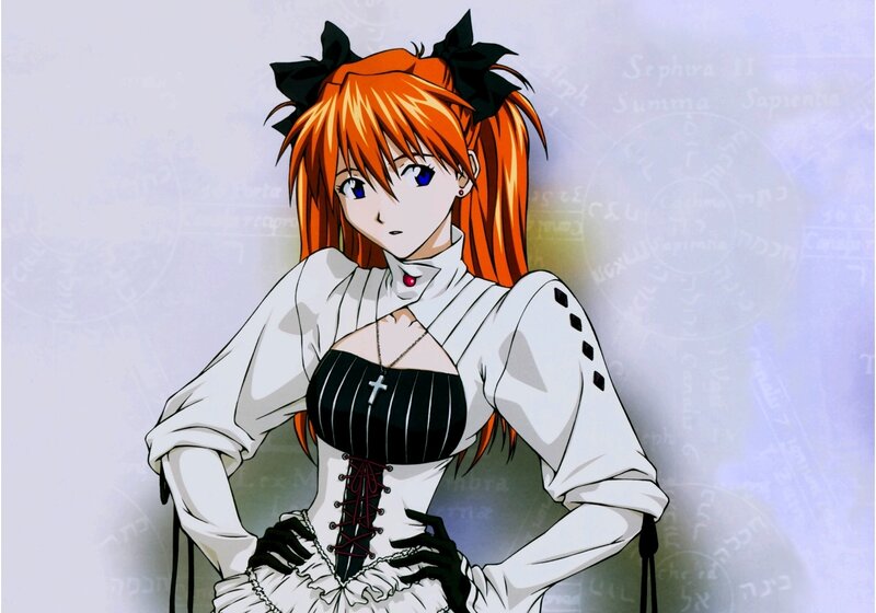 anime character with orange hair
