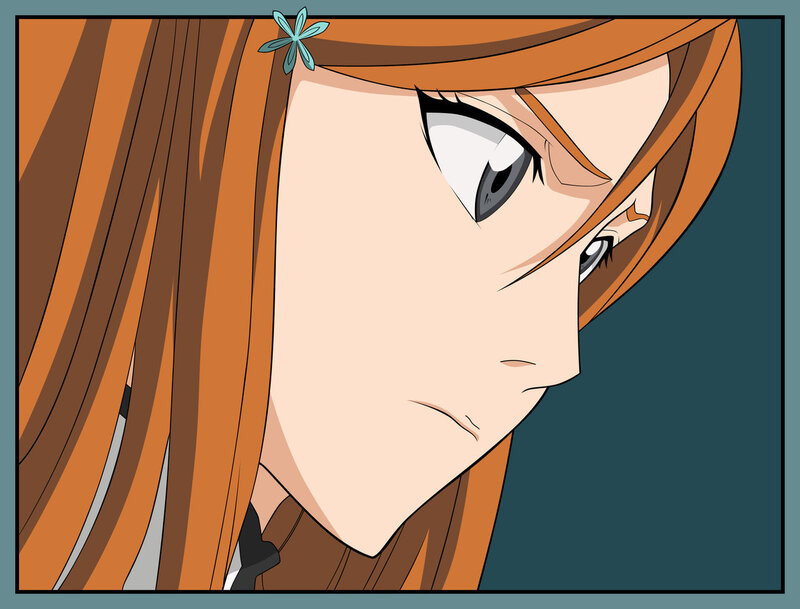 anime character with orange hair