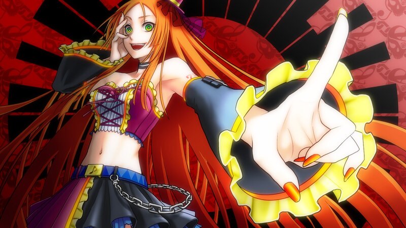 anime character with orange hair