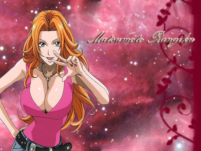 Anime character with orange hair