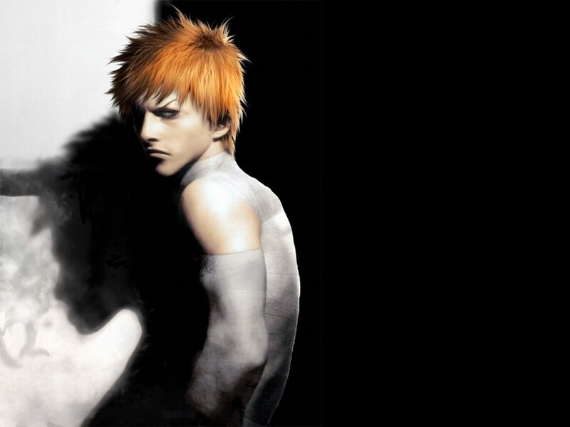 Anime character with orange hair