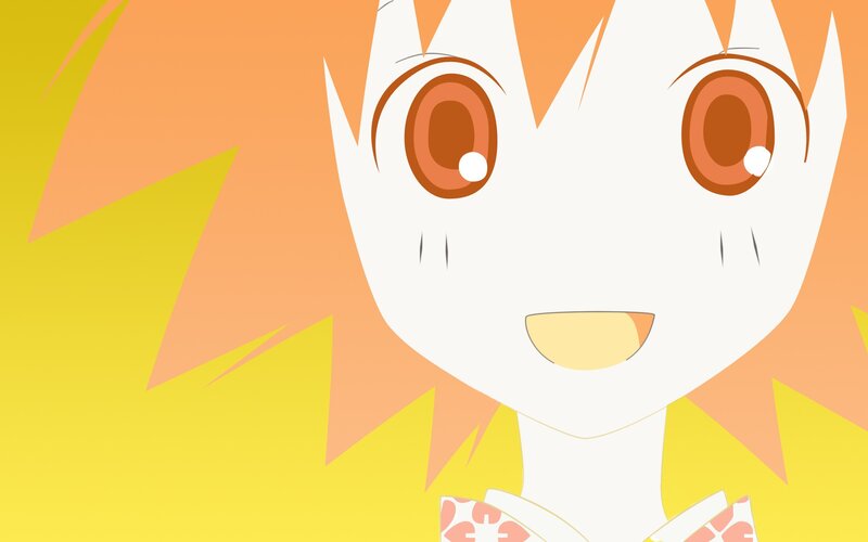 anime character with orange hair