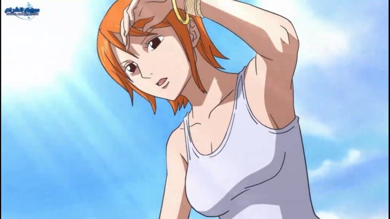 anime character with orange hair