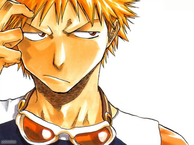 anime character with orange hair