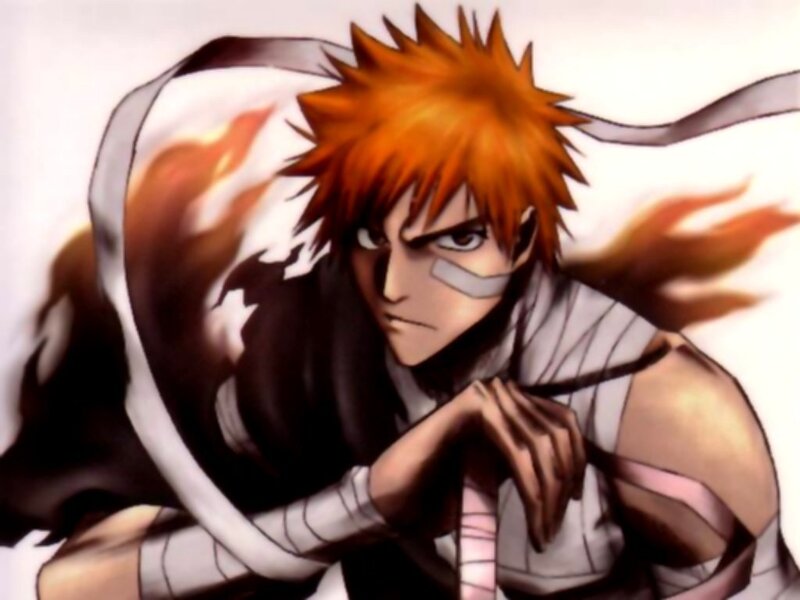 anime character with orange hair