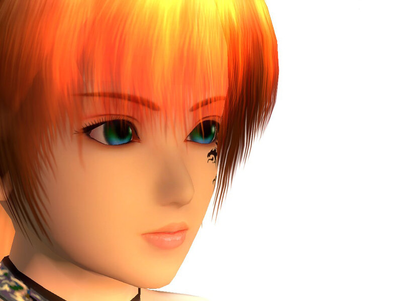 anime character with orange hair