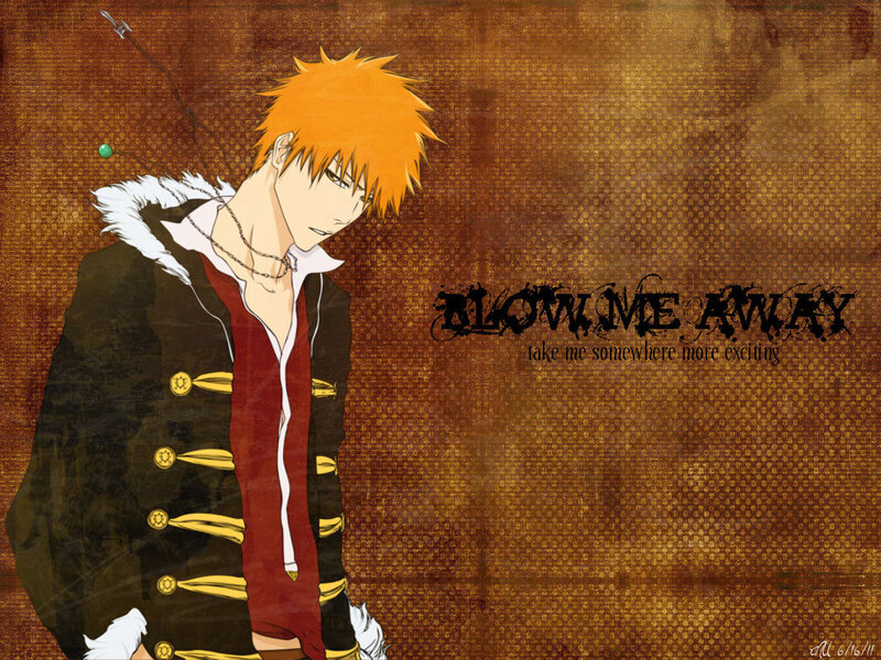 Anime Character with Orange Hair — Brown