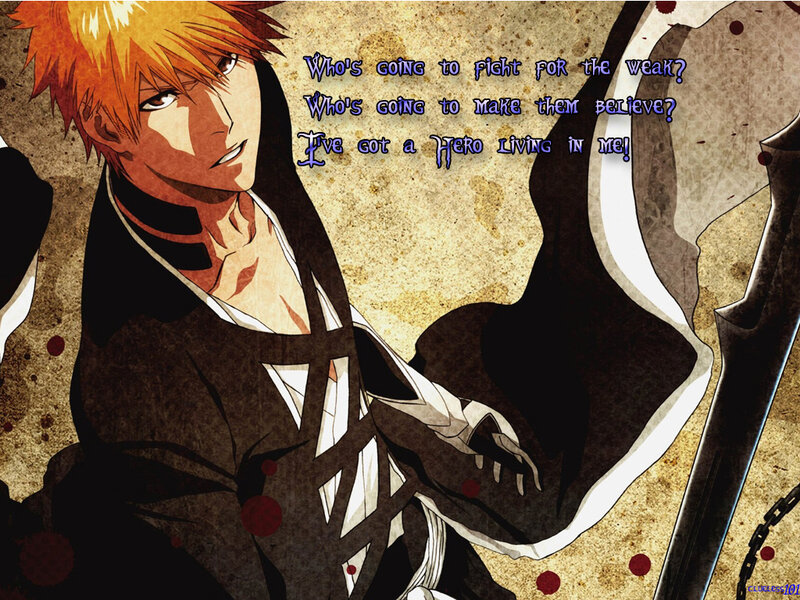 Anime Character with Orange Hair — Dramatic, Manga, Sword