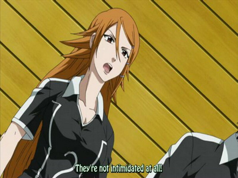 Anime Character with Orange Hair — Dramatic, School Uniform