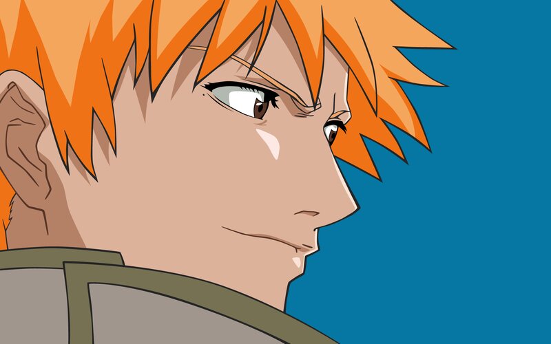 Anime Character with Orange Hair — Dramatic, Tear