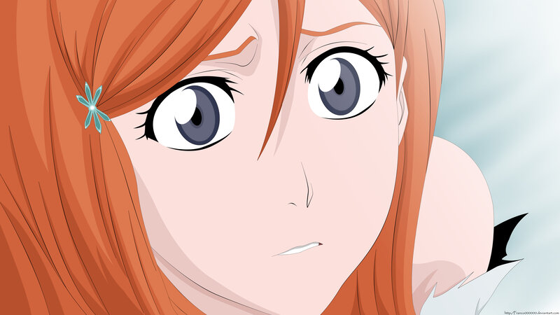 Anime Character with Orange Hair — Neutral
