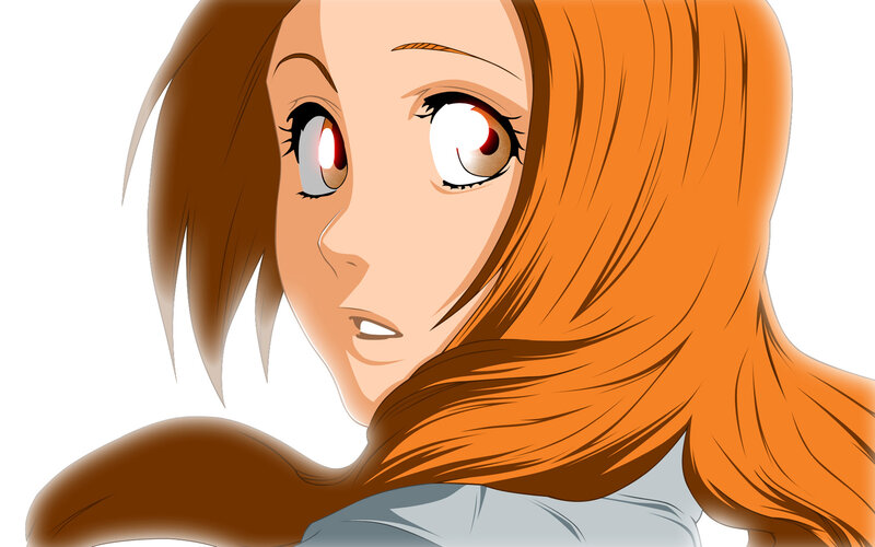 Anime Character with Orange Hair — Surprised