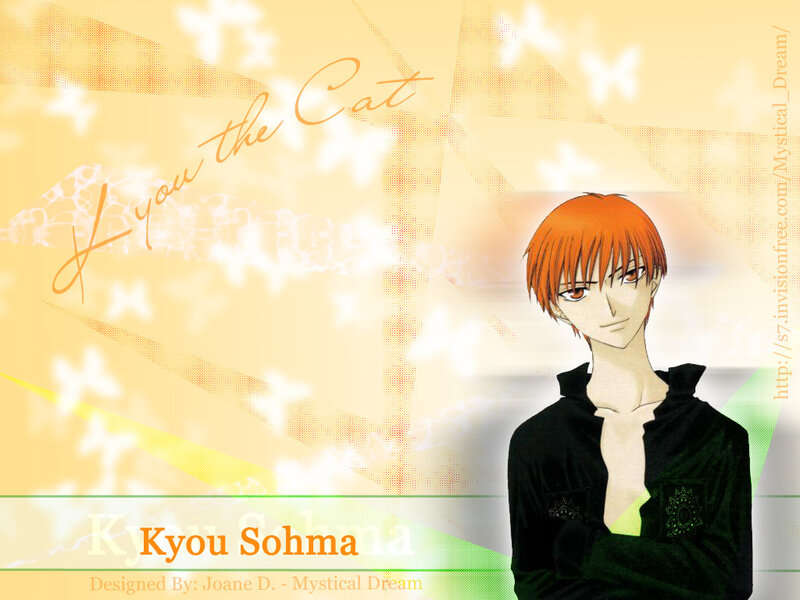 Anime Character with Orange Hair — Yellow, Calm