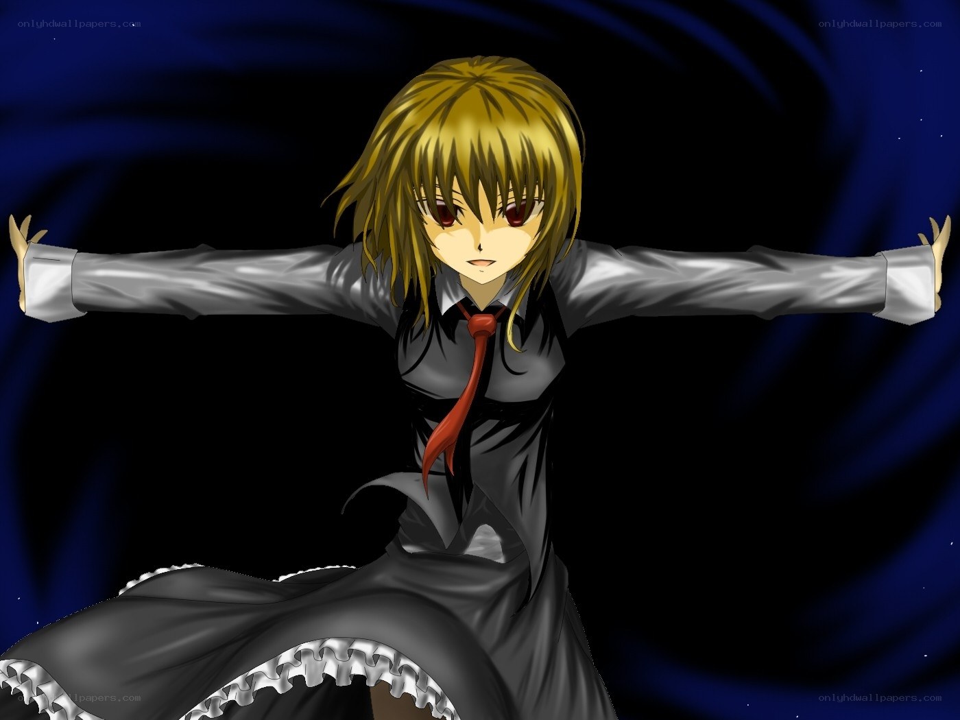 anime character with outstretched arms