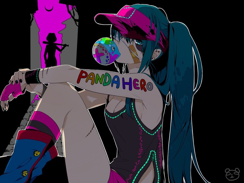 anime character with panda hero tattoo