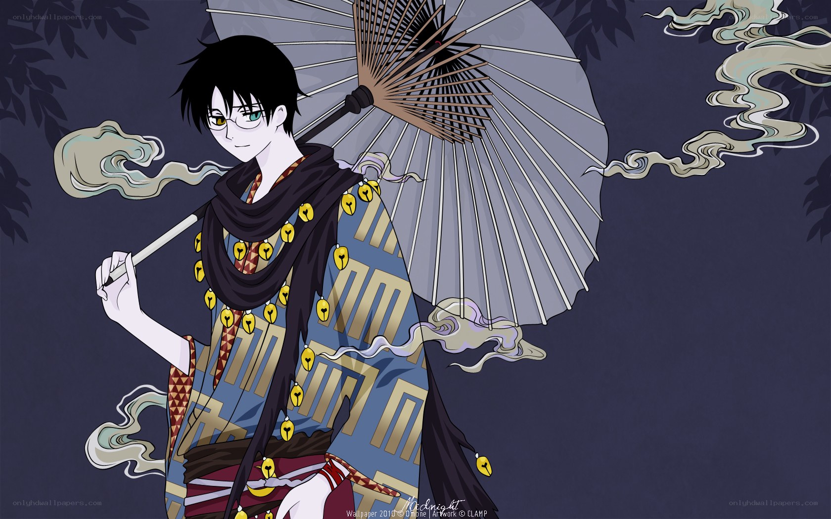 anime character with parasol