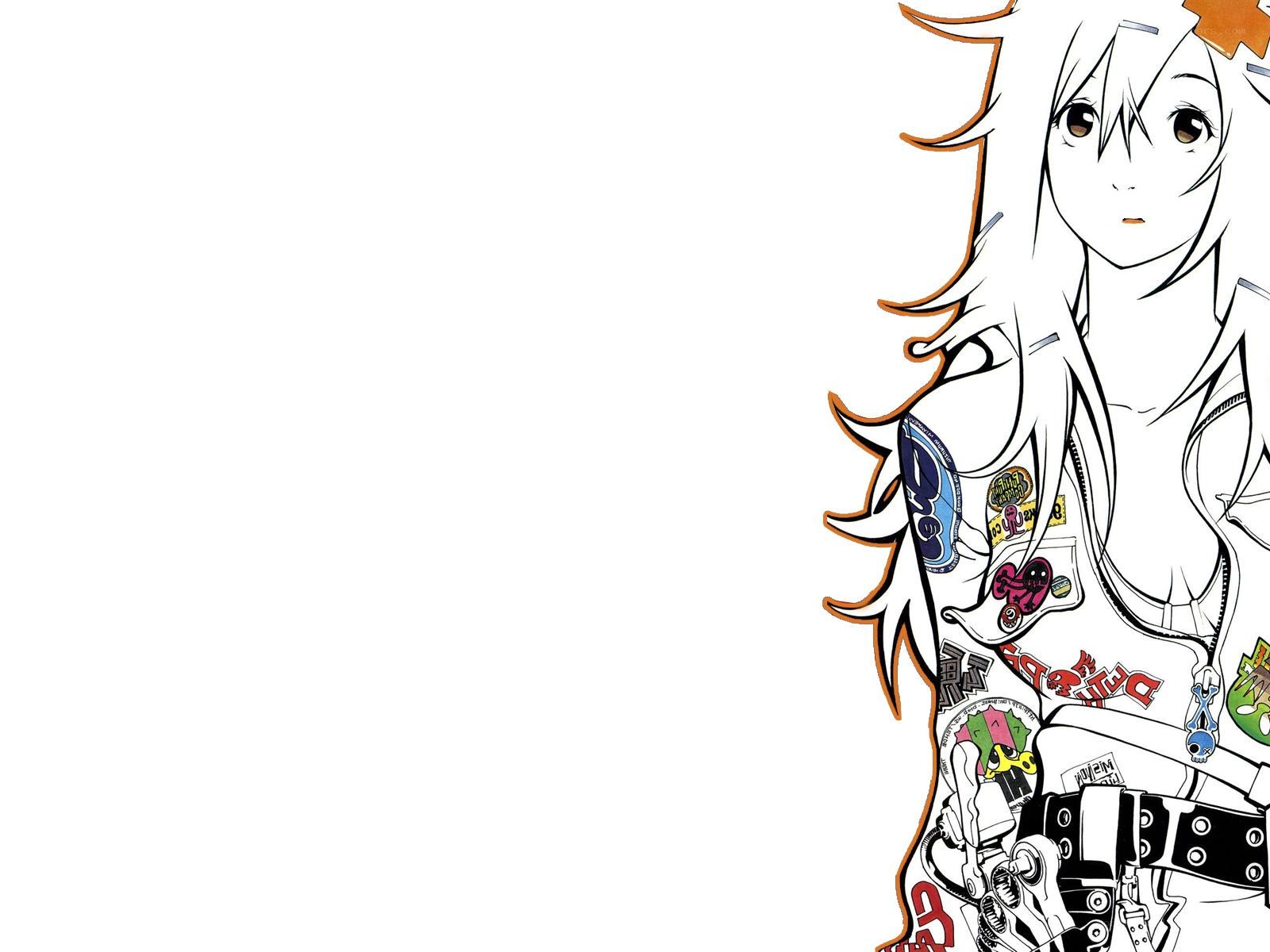 anime character with patches
