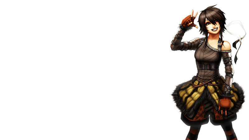 anime character with peace sign