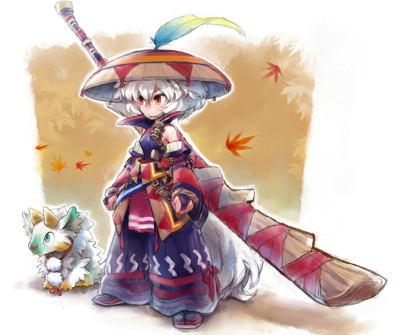 Anime Character with Pet