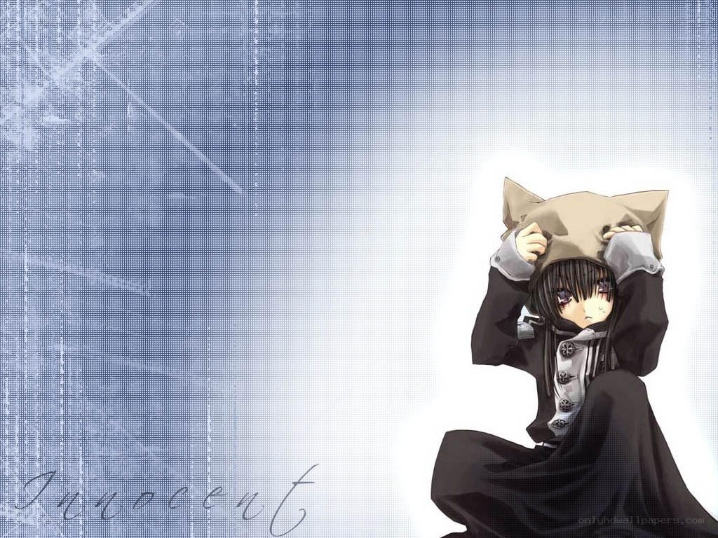 anime character with pillow