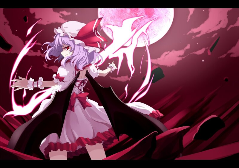 anime character with pink energy