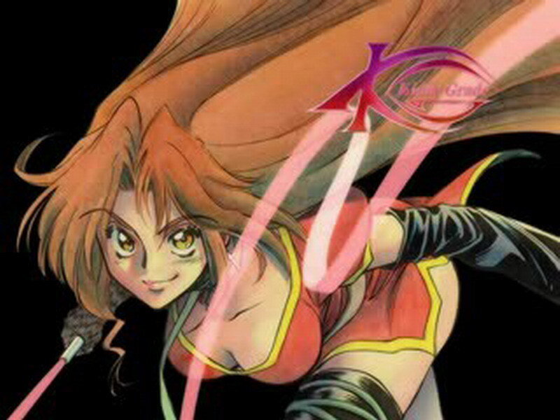 anime character with pink energy