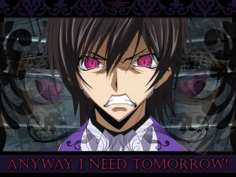 anime character with pink eyes