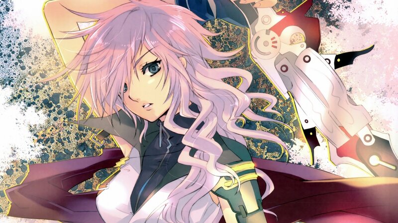 anime character with pink hair