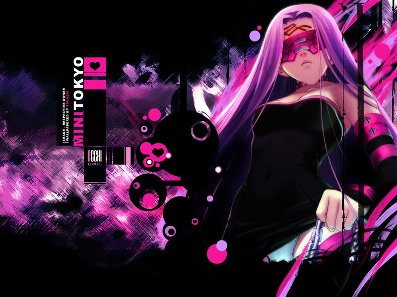 anime character with pink hair