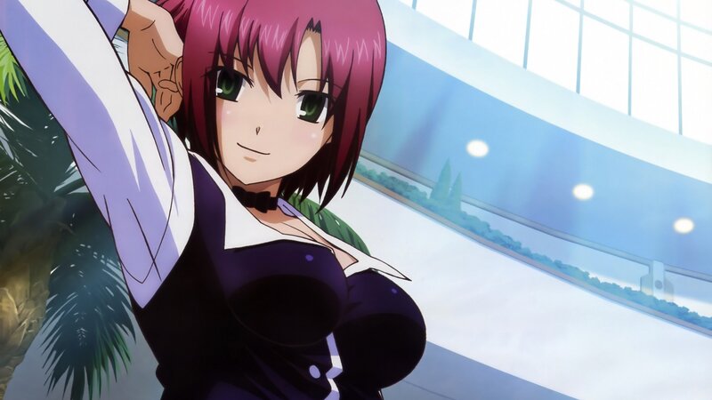 anime character with pink hair