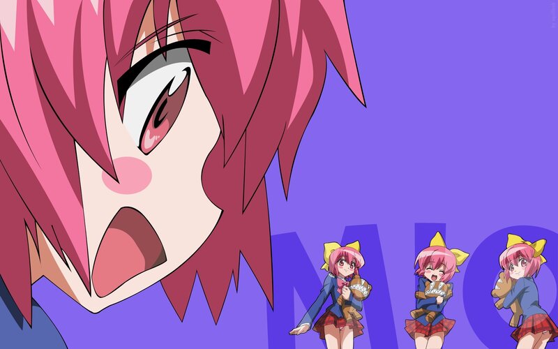 anime character with pink hair