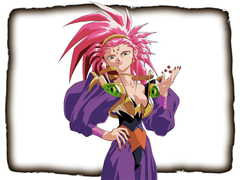 anime character with pink hair