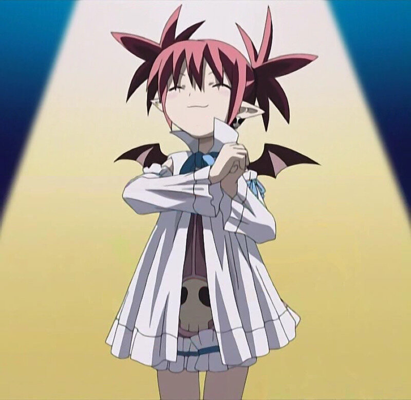 anime character with pink hair