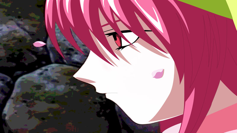 anime character with pink hair